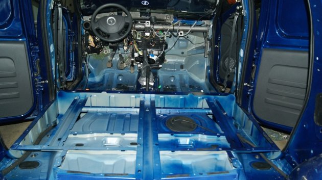 Шумоизоляция торпедо Лада Ларгус