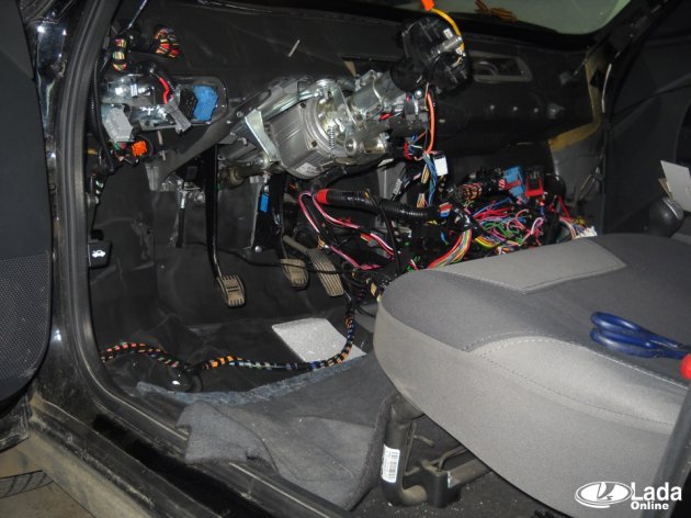 Шумоизоляция торпедо Лада Приора