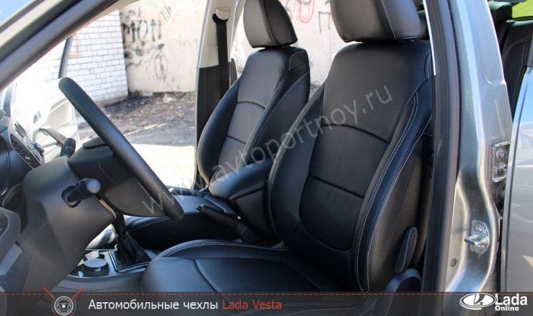 Срочно! Продажа чехлов на сиденья из эко-кожи для Лада Веста (цена 4500 р.)