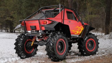 Из LADA 4x4 сделали квадрокар (экстремальный внедорожник)