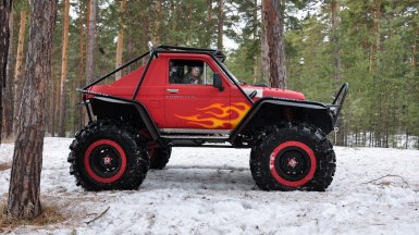 Из LADA 4x4 сделали квадрокар (экстремальный внедорожник)
