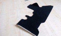 изготовление шумоизоляционной накладки под панель (торпедо) Лада Ларгус