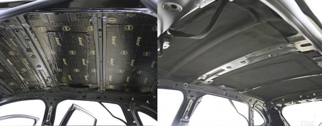 Шумоизоляция крыши Lada XRAY