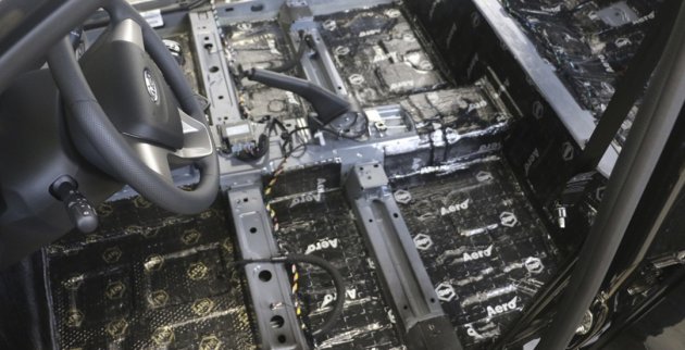 Шумоизоляция пола Lada Vesta