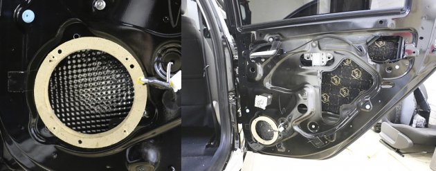 Шумоизоляция дверей Lada Vesta