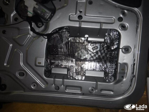 Шумоизоляция дверей Лада Ларгус