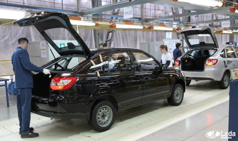 Производство лифтбэка Lada Granta перенесут с Ижевска в Тольятти