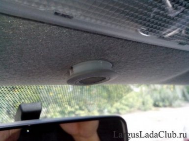 Как снять и разобрать микрофон на Lada XRAY и Largus