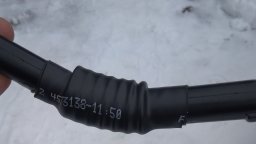 термоусаживаемая трубка на трубке охлаждения бардачка веста и xray