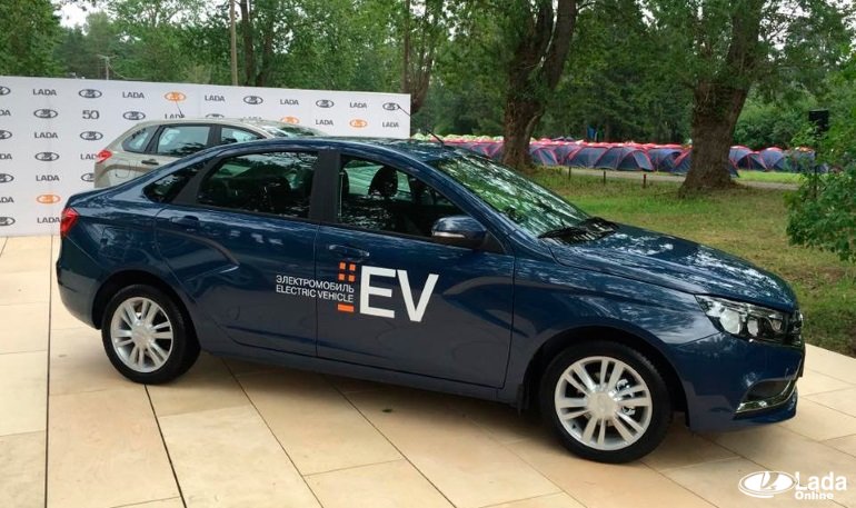 В 2017 году в Казахстане было продано две LADA Vesta EV