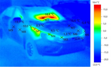 Термография Lada Vesta