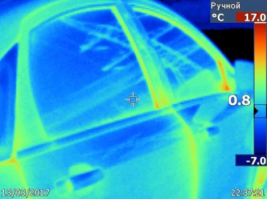 Термография Lada Vesta