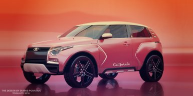 Фото нового поколения Lada 4x4 от дизайнера Дениса Понятова