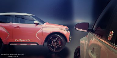 Фото нового поколения Lada 4x4 от дизайнера Дениса Понятова