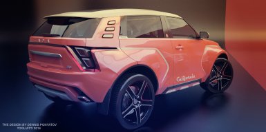 Фото нового поколения Lada 4x4 от дизайнера Дениса Понятова