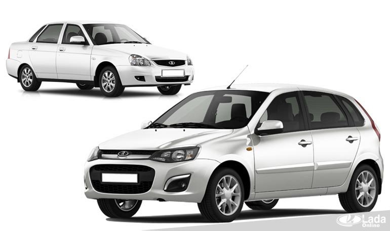 В 2017 году продажи моделей Lada Kalina и Lada Priora сократились