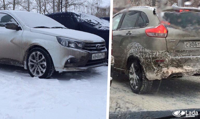 Lada Vesta Sport и Lada XRAY Cross проходят испытания в Сургуте