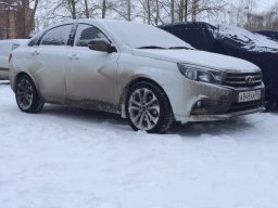 Lada Vesta Sport проходит испытания в Сургуте
