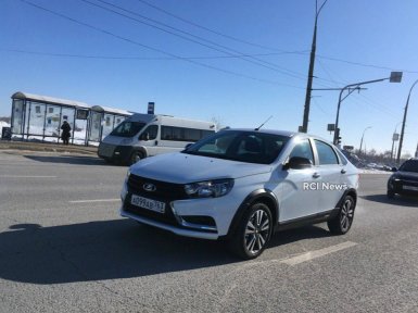 АВТОВАЗ тестирует седан Лада Веста Кросс