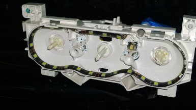 Доработка подсветки блока отопителя Lada XRAY