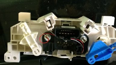 Доработка подсветки блока отопителя Lada XRAY