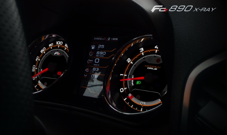 Установка и отзывы о комбинации приборов GF 890 на Lada XRAY