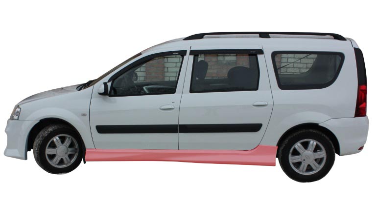 Обзор пластиковых порогов (обвесов) Lada Largus Обзор пластиковых порогов (обвесов) Lada Largus