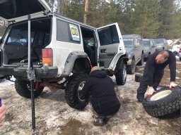 Состоялось соревнование среди внедорожников «Туман 2018»