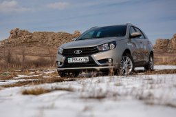 В Казахстане прошел автопробег LADA Vesta SW/CROSS