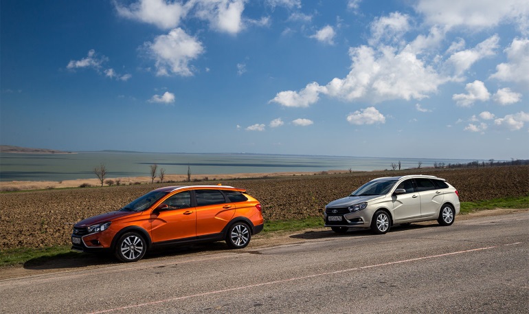 Отзыв о Lada Vesta SW и Lada Vesta SW Cross по дороге до Крыма