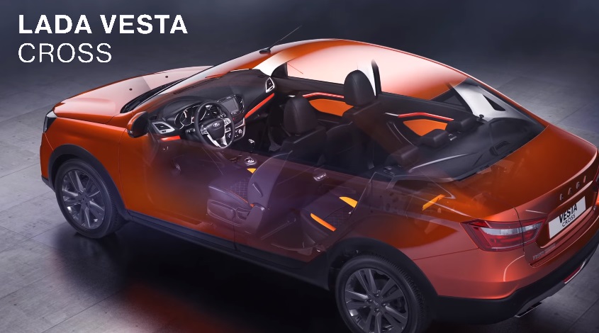 АВТОВАЗ показал короткий видеообзор седана Lada Vesta Cross