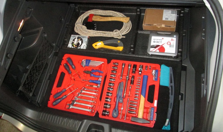 Изготовление органайзера и фальшпола для Lada Vesta SW