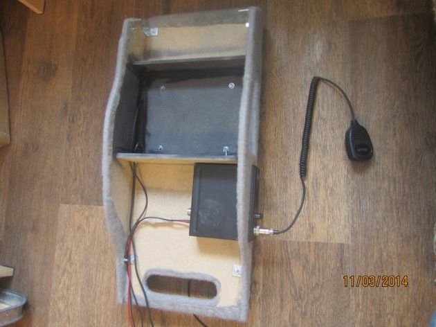 потолочная консоль лада ларгус своими руками