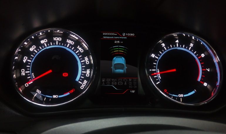 передний парктроник lada xray