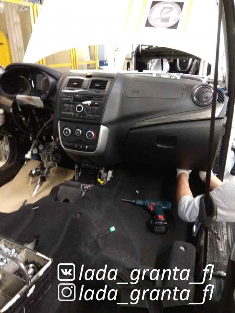 салон обновленной лада гранта (Lada Granta FL), фото https://vk.com/lada_granta_fl