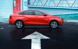 усиленная тонировка задних стекол Lada Vesta