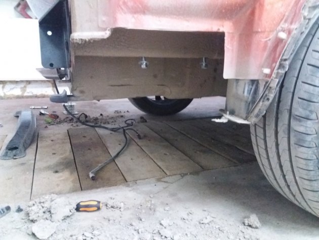 Установка ТСУ на Lada Vesta SW Cross