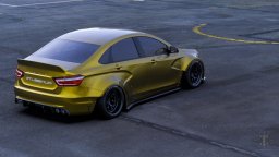 Lada Vesta Widebody kit 2.0