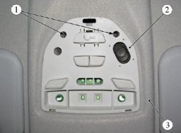 Снять плафон освещения (блок ЭРА-ГЛОНАСС) Лада Веста