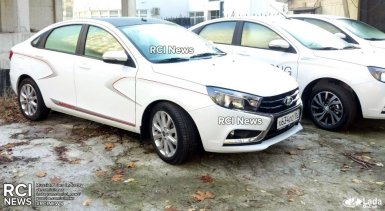 Шпионские фото и видео Lada Vesta Sport
