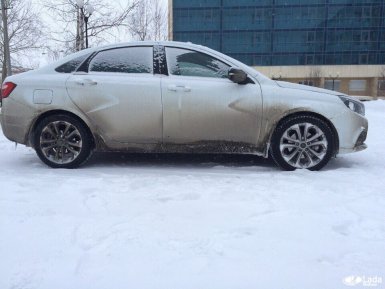 Шпионские фото и видео Lada Vesta Sport