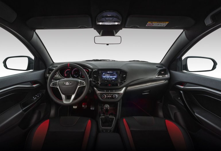 интерьер лада веста спорт