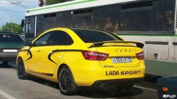 Шпионские фото и видео Lada Vesta Sport