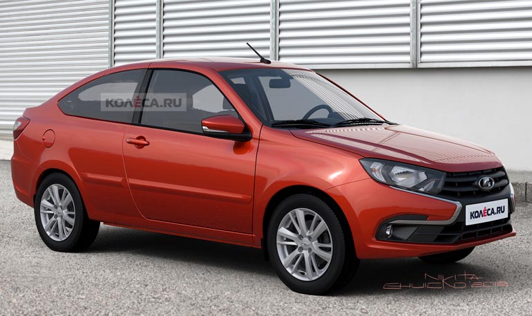 Каким может быть купе Lada Granta FL (фото)