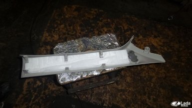 накладка лобового стекла lada xray