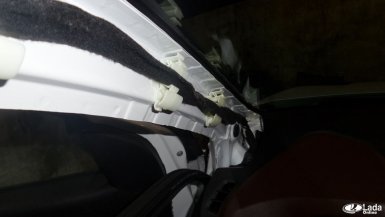 накладка лобового стекла lada xray