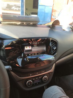 Тонировка экрана ммс веста