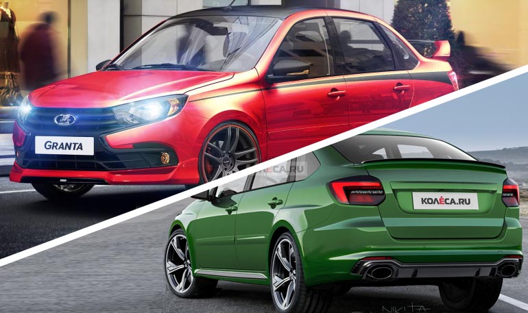 Виртуальный тюнинг Lada Granta FL