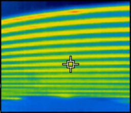 Фото Lada XRAY через тепловизор (как автомобиль держит тепло)