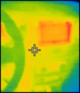 Фото Lada XRAY через тепловизор (как автомобиль держит тепло)